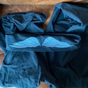 Victoria’s Secret angel, pink collection yoga pants, small long, black